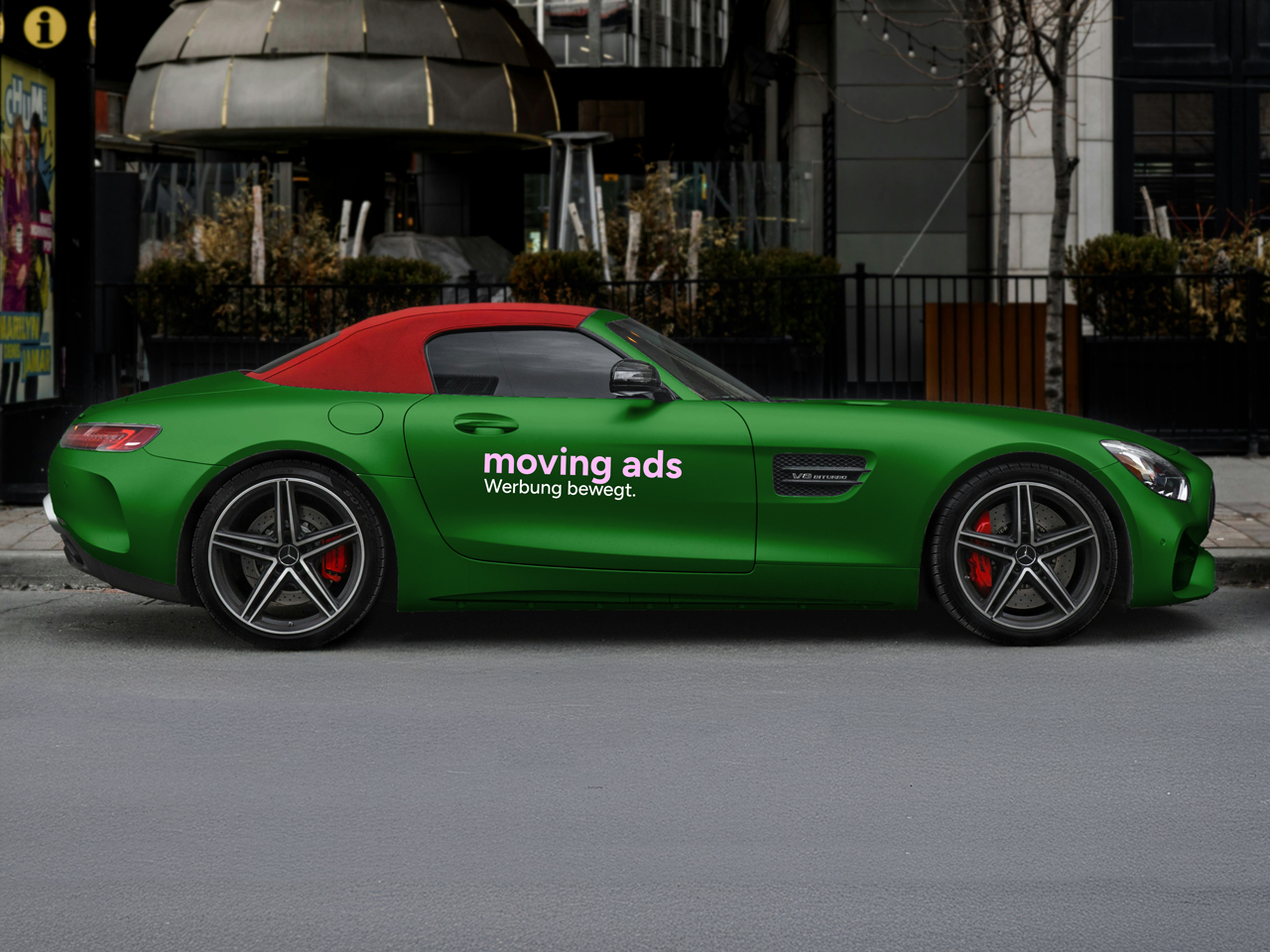 StVO-konforme Autowerbung